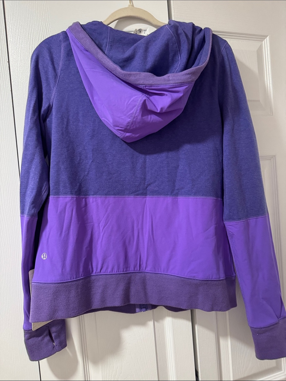 Purple Two-Tone Hooded Zip Jacket Lululemon - Picture 4 of 4